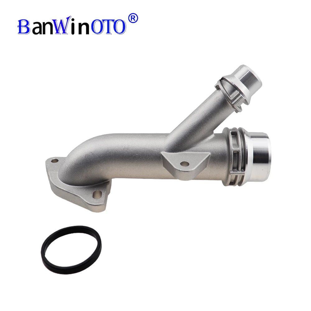 Aluminium Cooling Radiator Coolant Hose Connector Water Outlet Pipe For