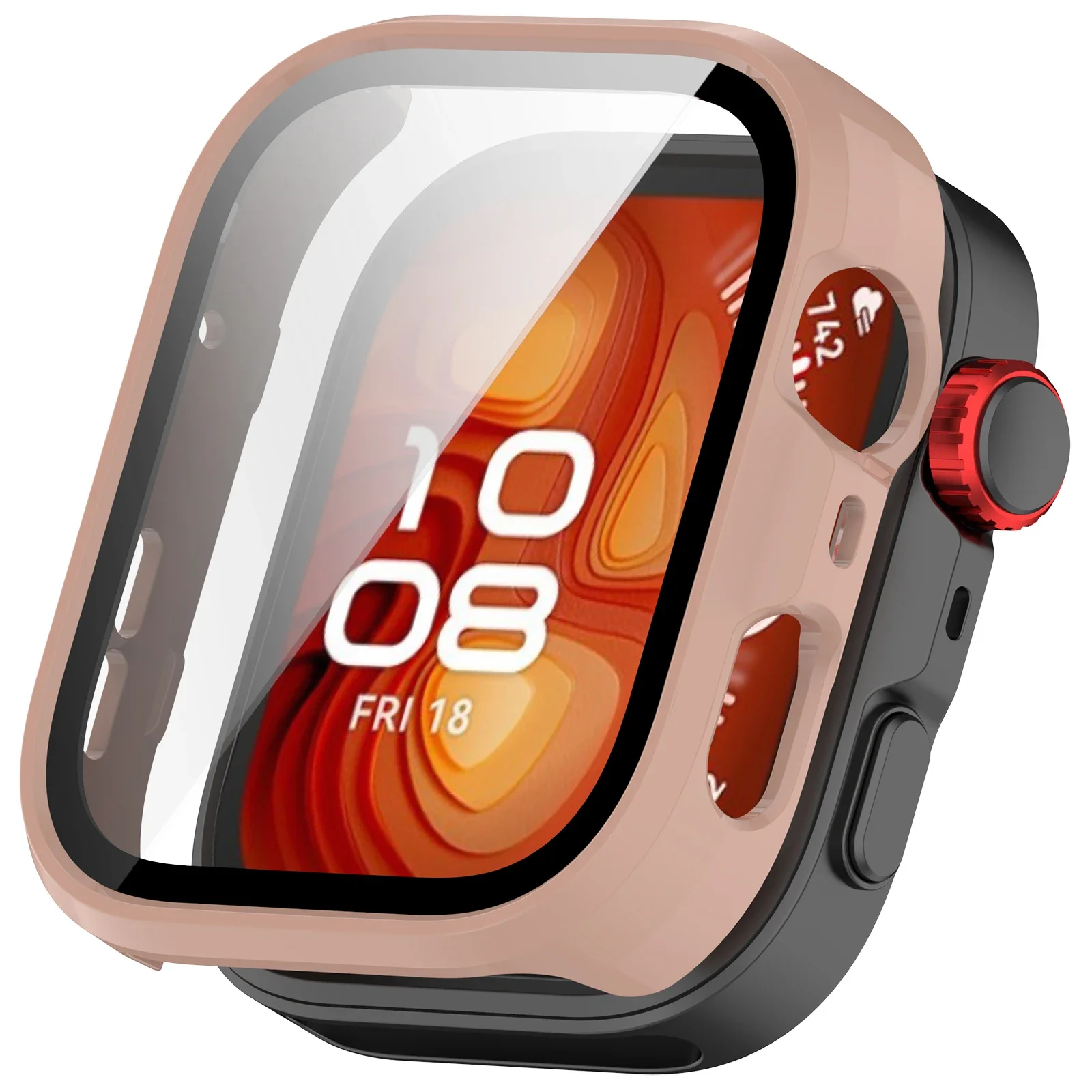 Enhanced HD Tempered Glass+PC Protective Case - Anti-Fall Full Frame Screen Shell