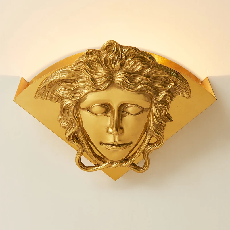 Modern European Classical LED Wall Lamps French Luxury Retro Villa