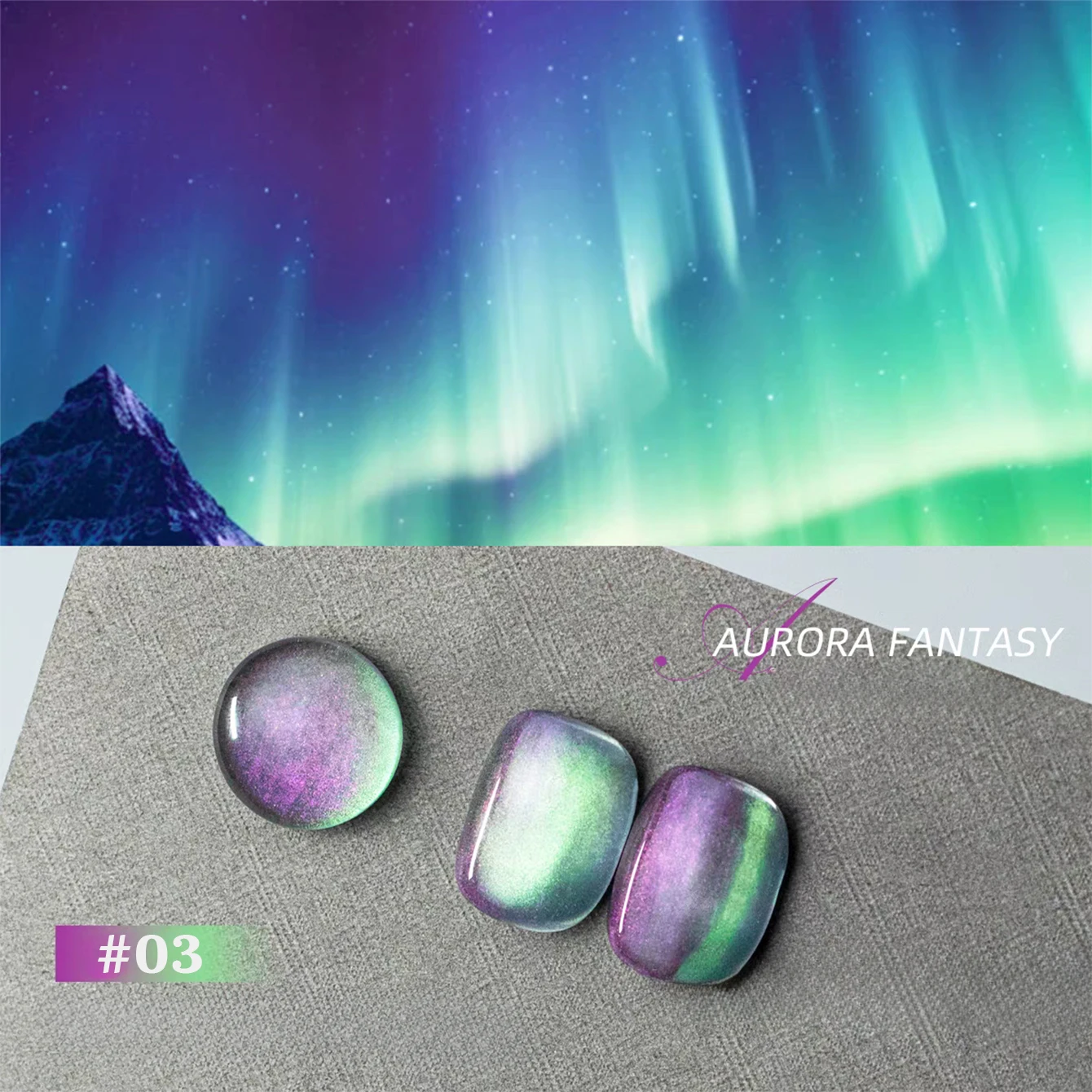 샤크 1개입 WS 뉴 드림 판타지 스타 스카이 크리스탈 글래스 비즈 캣아이 네일 아트 2026 오로라 판타지 캣아이 젤 네일 폴리쉬