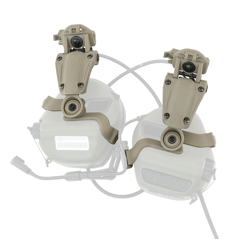 ARC Helmet Rail Adapter Compatible with the MilitaryVersion of the EARMOR M31-Mark3/M32-Mark3/M31X/M32X Noise Cancelling Headset