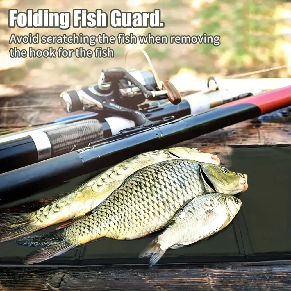3-Layer Multipurpose Foldable Fishing Unhooking Pad with Breathable Sponge Cushion for Comfortable Outdoor Use for Carp Fishing