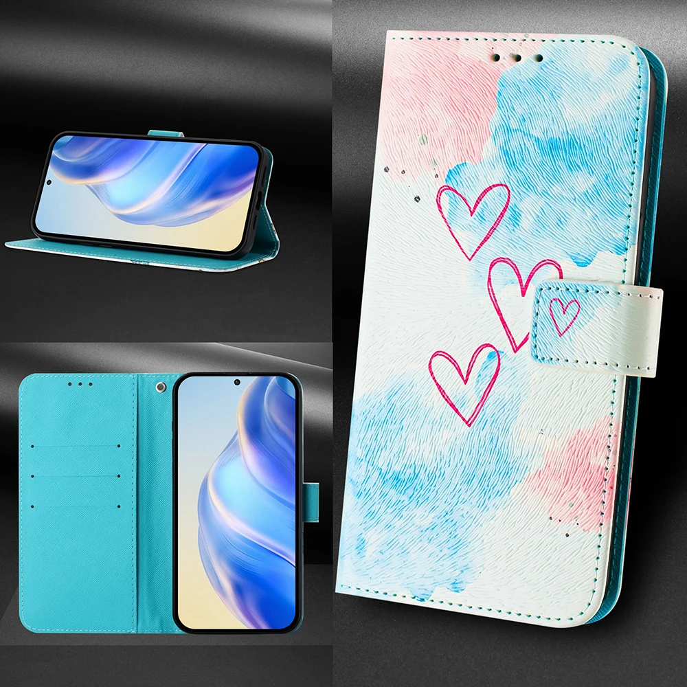 Leather Flip Stand Wallet Phone Case