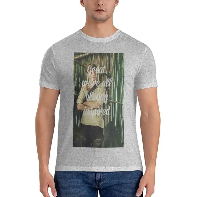 

Отлично, мы все вдохновлены кровавой кровью-футболка с лабиринтом и бегунком для мальчиков, мужские футболки с графическим рисунком