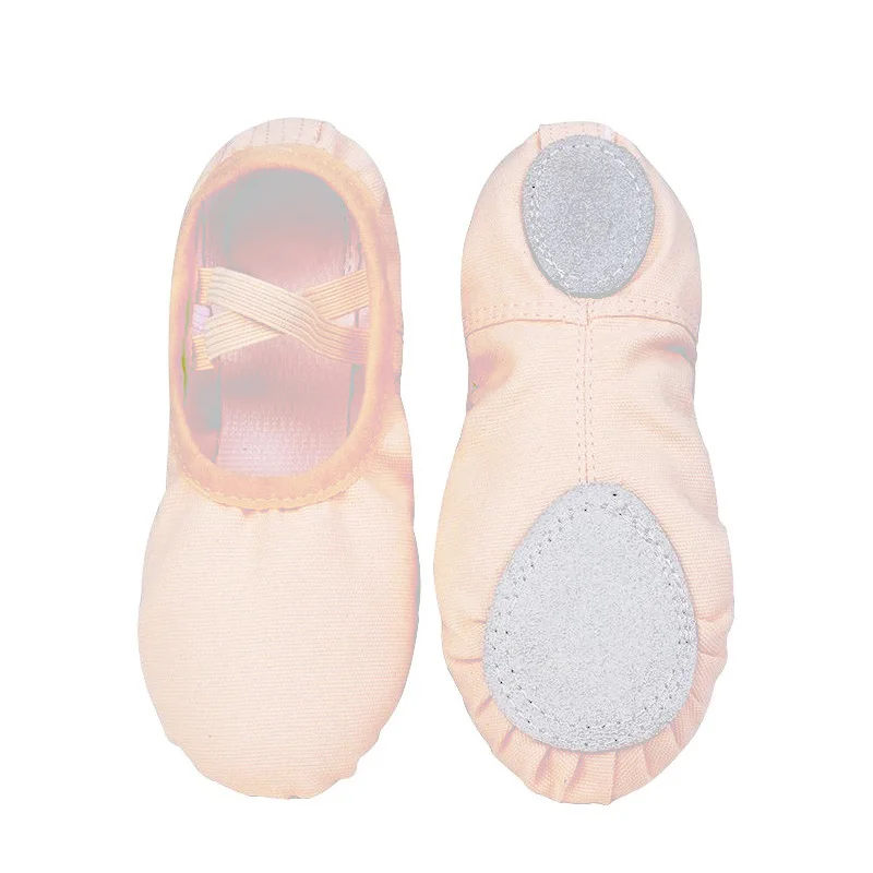 USHINE Women Ballet Shoes Canvas Girls Dance Slippers Split Sole Gymnastics Yoga Dancing Shoes Children Adult Ballerina dance shoes