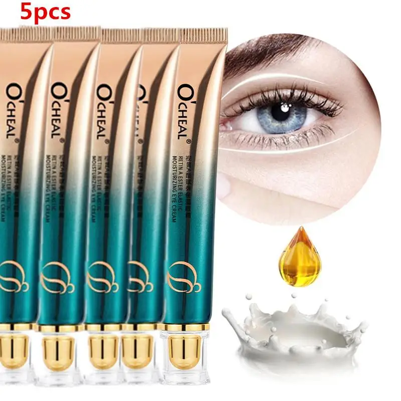 5pcs 30g Whitening Moisturizing Eye Cream Reducing Dark Circles Fine Lines Firming Eye Skin Anti-Wrinkle Remove Eye Bags Serum garnier vitamin c 30x whitening lighten the skin anti dark spot even out skin tone and fade melaninbrightening serum