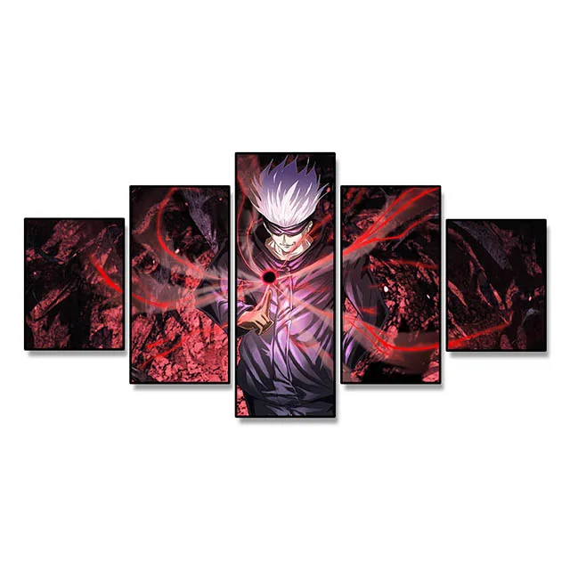 Compra online de Pôster de anime demon slayer, personagem de desenho  animado, pintura decorativa em tela, quarto infantil, arte de parede, casa  moderna, quadros decorativos sem moldura