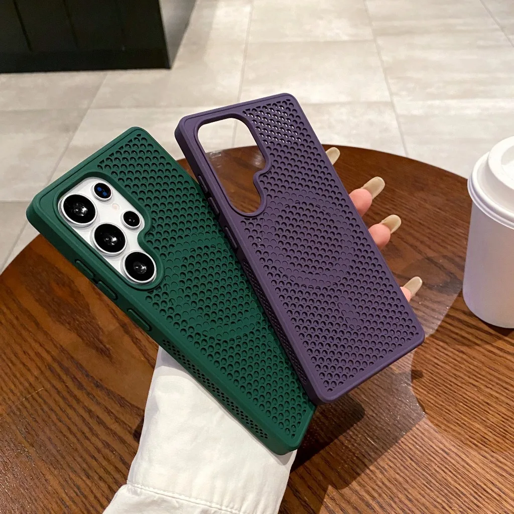 MagSafe Magnetic Honeycomb Mesh Phone Case with Heat Dissipation