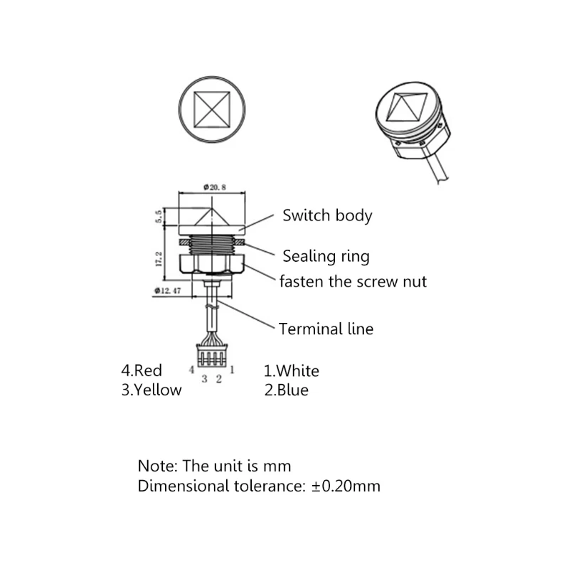Replaceable Liquid Level Sensor for Tank Water Level Control Water Dispenser Bathtub Humidifier High Precision Durable