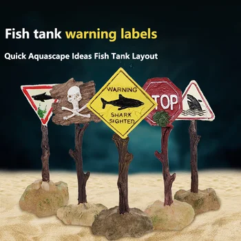 Resin Aquarium Warning Sign 1