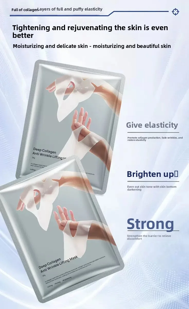 Deep Collagen Anti Wrinkle Lifting Mask Collagen Face Mask Overnight, Deep Collagen Mask for Lifting Firming Moisturizing