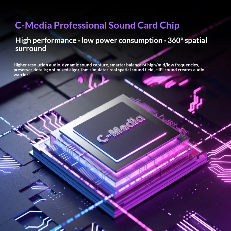 سماعات أذن Aula Wolf Spider G7pro مثبتة على الرأس...