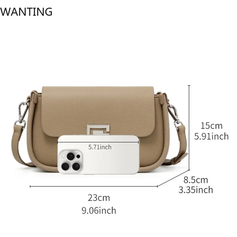 حقيبة نسائية فاخرة مصممة 2025 حقيبة كتف نسائية جدي...