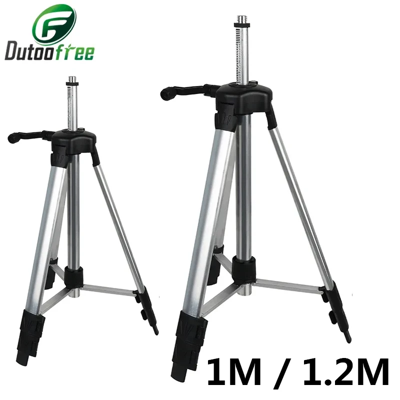 알루미늄 합금 레이저 레벨 삼각대, 높이 조절 가능, 셀프 레벨링 삼각대, 1m, 1.2m, 1.5m