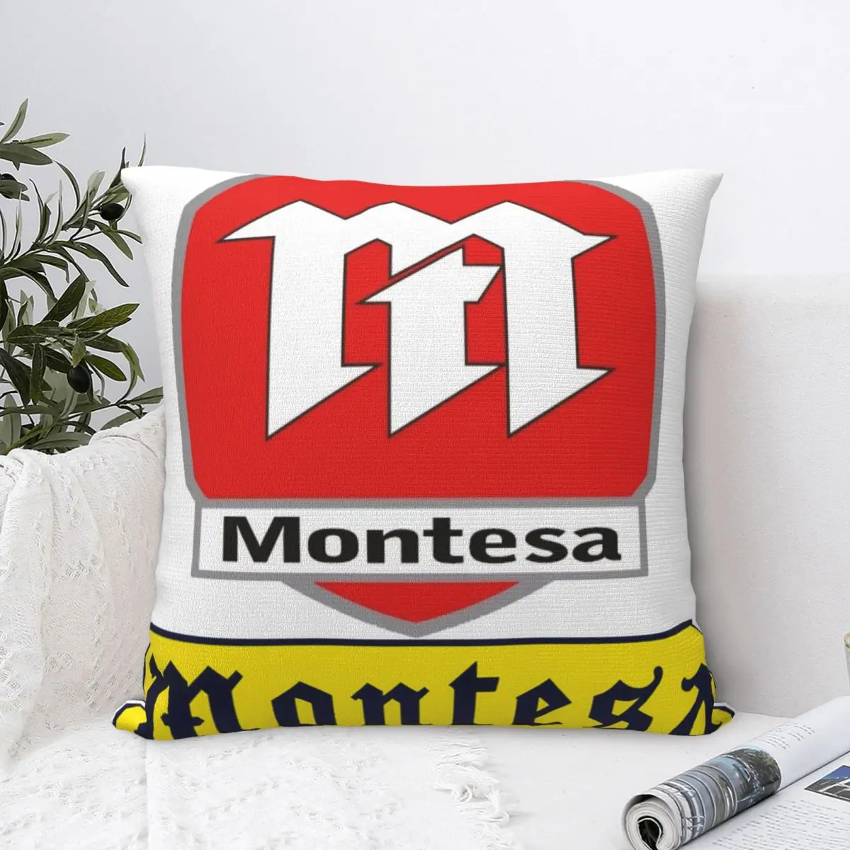 

Montesa Motorcycle Square Pillow Case for Sofa Throw Pillow