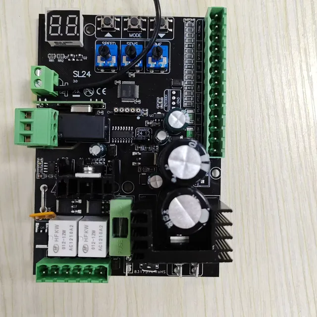DC12V/24V SL24 Control Board For Sliding Gate Opener DC Motor Universality Pcb Circuit Board Controller Card Plate 4