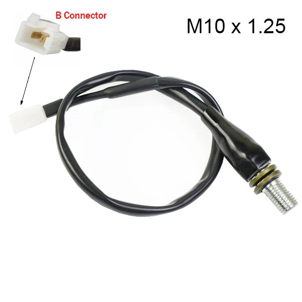 Seguridad Al Frenar: Interruptor De Luz De Freno Tipo Banjo M10 X 1,25 Para Motos Suzuki, Yamaha, Kawasaki, Honda