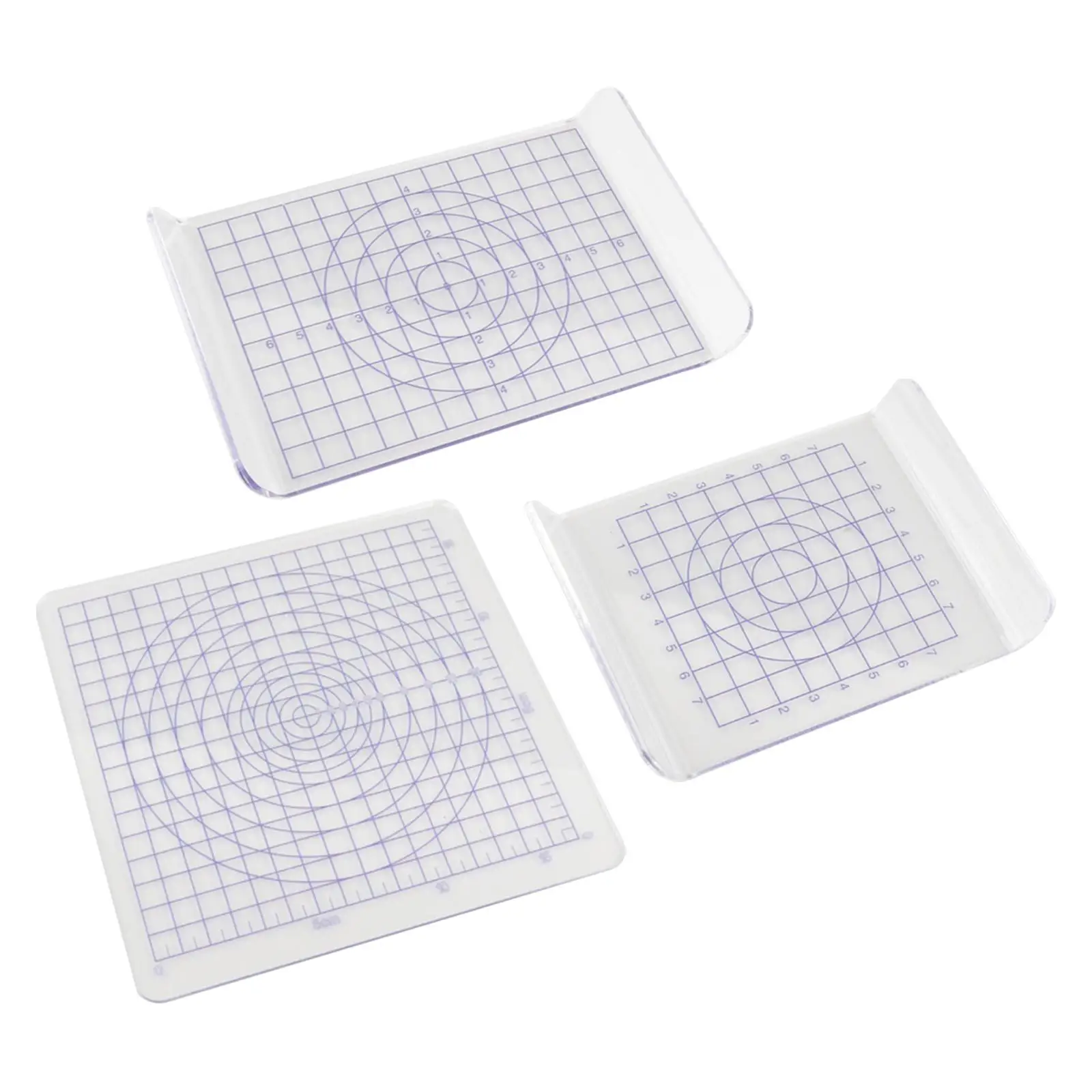 3Pcs Pressure Board Pressure Plate Acrylic Transparent Clay Pottery Soft Clay Tools Pottery Ceramics Tools Model DIY Crafts