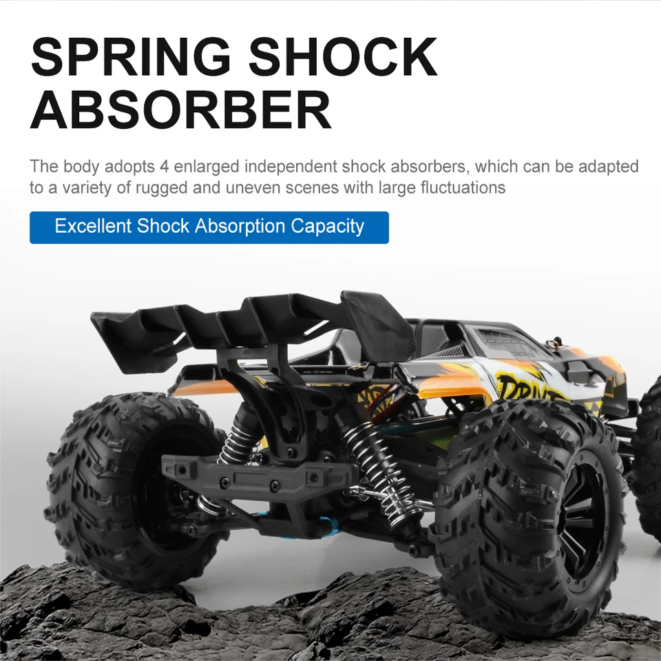 1:16 4WD RC Car 4x4 Off - Road High - Speed Drift Racing Truck Toy