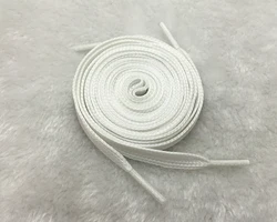 Luminous Glow-In-The-Dark Shoelaces - Fluorescent Flat Sneakers Laces - 140cm (WHITE)