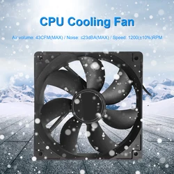 120mm Quiet Silent Cooling Fan for PC Case and CPU Heatsink