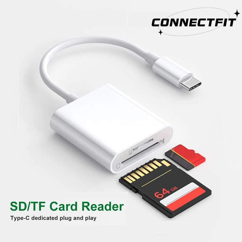 USB Type C SD TF Memory Card Reader Adapter for Samsung Huawei XiaoMi SD TF Card Reader Data Converter for Macbook Laptop Phone usb hub adapter memory card reader usb port adaptor usb hub converter cable converter type c otg adapter