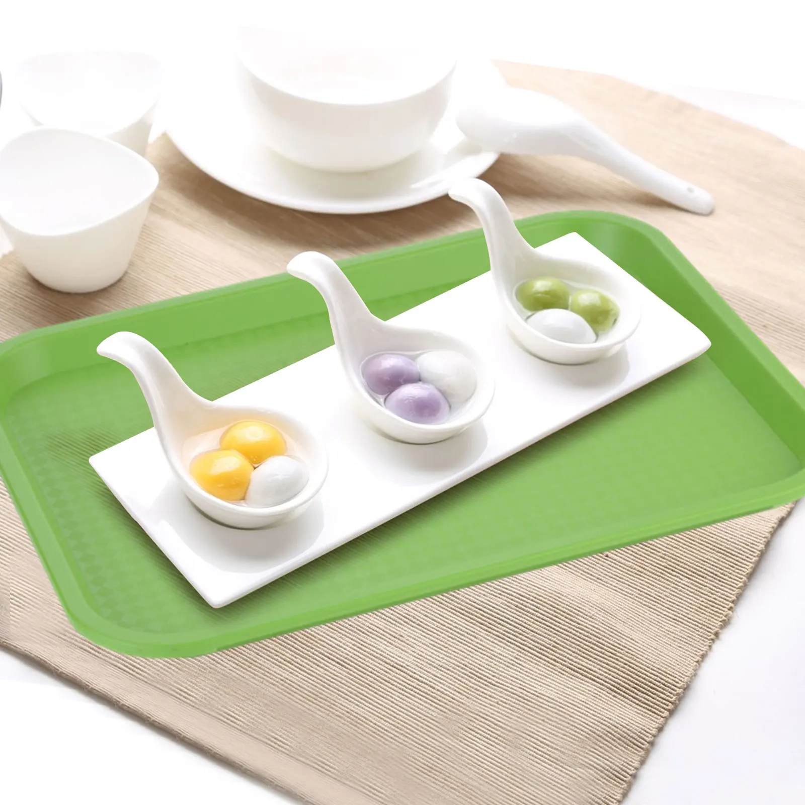 Decorative Tray Sturdy Office Multipurpose Kitchen Tea Snacks Durable Serving Tray Desk Organizer Serving Platter wooden serving tray tea tray