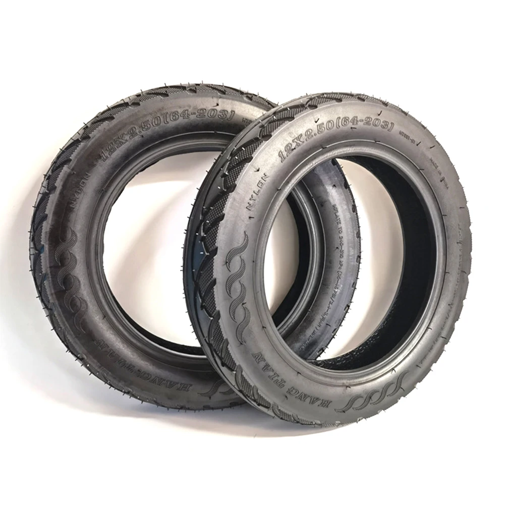 12 Inch Tubeless Tyre 12x2.50(64-203) For E-Bike Scooter 12x2.50 Tire For  Scooter E-bike Hoverboard Self Balancing Parts 550g 10x2 50 electric scooter tubeless thickened tires 10x2 50 vacuum wheel tubeless tire electric scooter tire e scooter accs