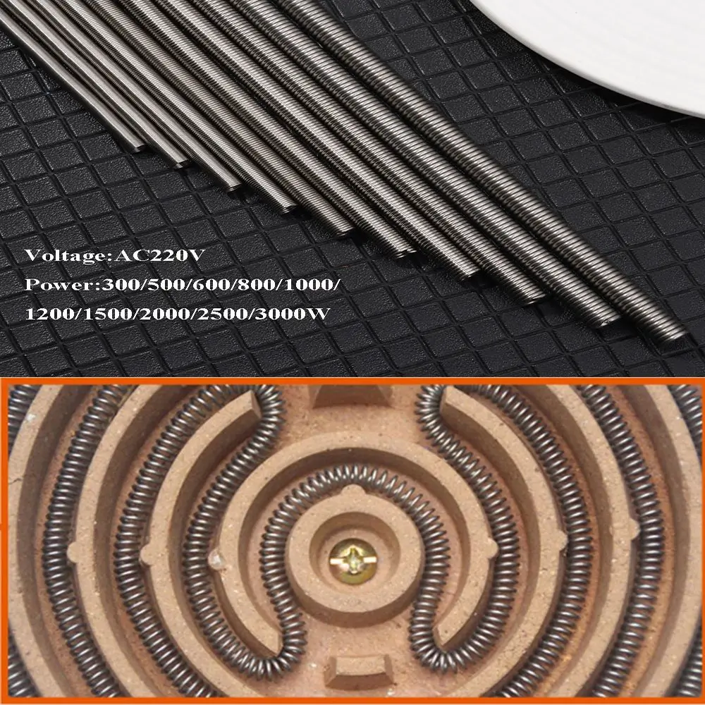 Heating Element Coil, 2pcs AC 220V 1500W Kiln Furnace Heating Element - View #7