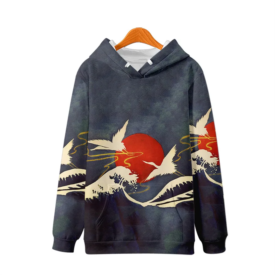 Wave Carp hoodie sweatshirt long sleeve mens sweatshirts hoodies Pullover cardigan men women Jacket coat XXXXL