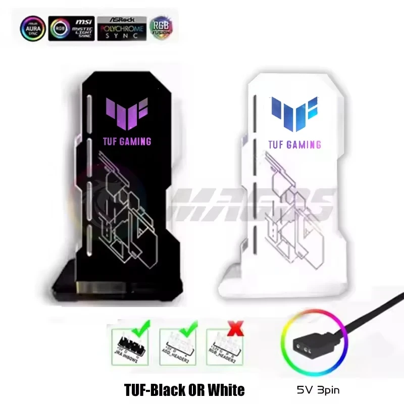 RGB Anime-Themed GPU Holder Jack for 40 Series VGA Bracket