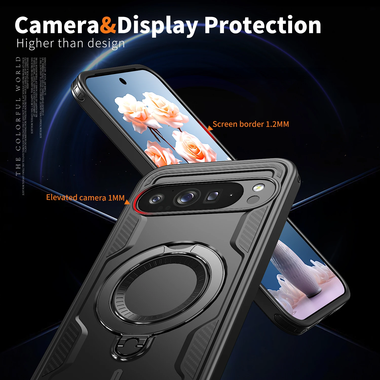 Magnetic Rotatable Stand Case with Kickstand and Enhanced Protection