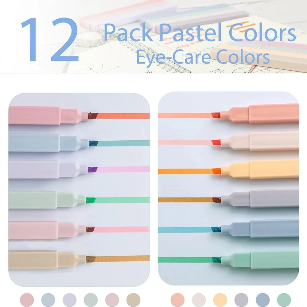 Highlighter Pen Set 12 for Party Gift Friends Relatives