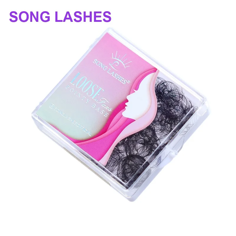 Ultra-Fine Promade Fan Eyelash Extensions - 3D-10D with Pointy Base, 500 Count