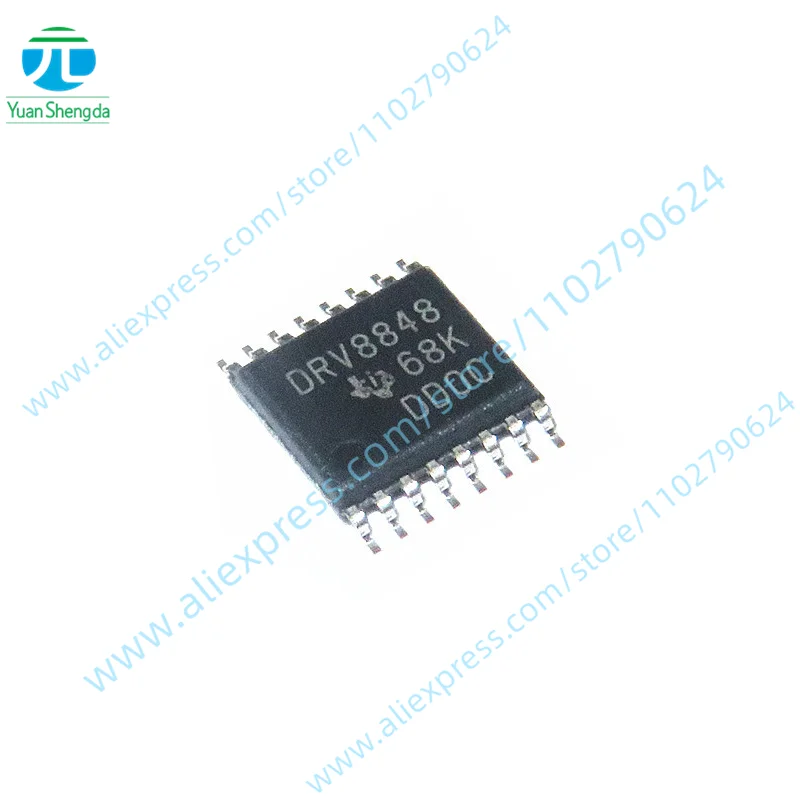 

1 шт., новый оригинальный контроллер DRV8848PWPR и водитель, TSSOP-16 DRV8848