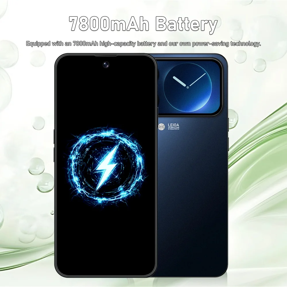 K-Touch Smartphone 5G For M18 Pro Max Mobile Phones 7.3 Inch HD Full Display 22G+2TB 7800mAh Battery 5G Dual Sim Card Cell Phone Android Unlocked 48MP+16MP Camera