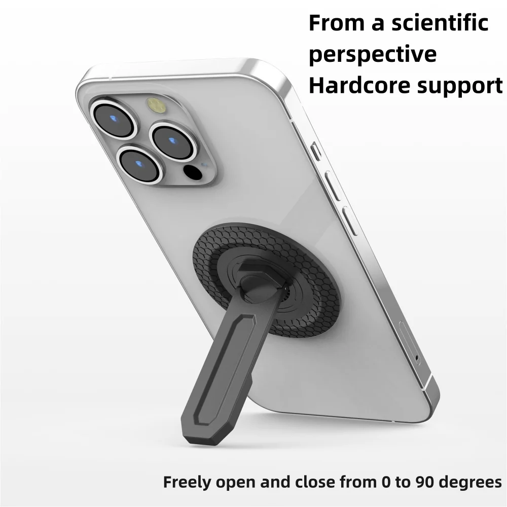 For MagSafe Phone Grip Magnetic Phone Holder Rotatable Phone Holder Strap Compatible With IPhone 17 16 15 14 13 For Samsung