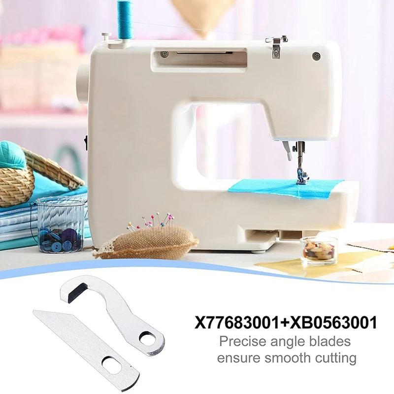 4Pcshome Sewing Machine Sewing Knife Set Compatible Model 925D 929D 935D 1034D Upper And Lower Knife X77683001 XB0563001
