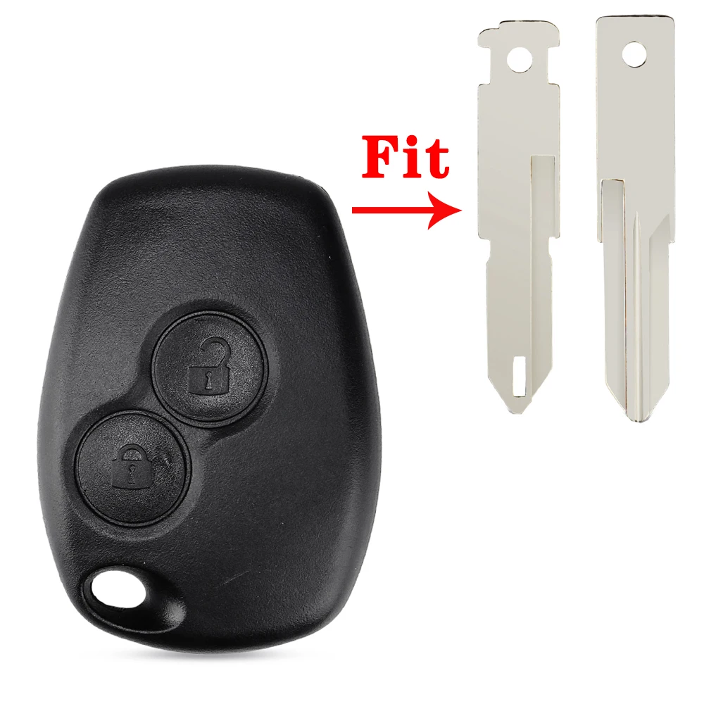 Key Case For Renault Megane Modus Espace Laguna Duster Logan DACIA Sandero Fluence Clio Kangoo 2 Button Remote Key Shell Case