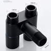 Mini Multi-Function Faucet Brass 1 Into 2 Out Dual Control Washing Machine Chrome Tap For Washing Machine And Toilet 6