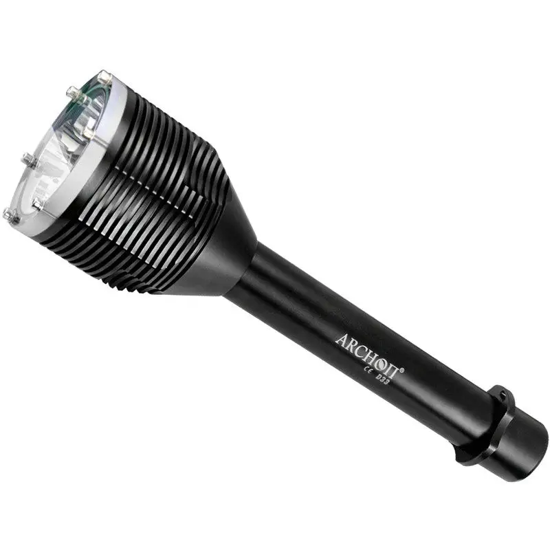 Archon D33 다이빙 손전등 강력한 라이트 핸드헬드 램프 3L2 3000 루멘 26650 야간 다이빙 집중 빔 복구 조명