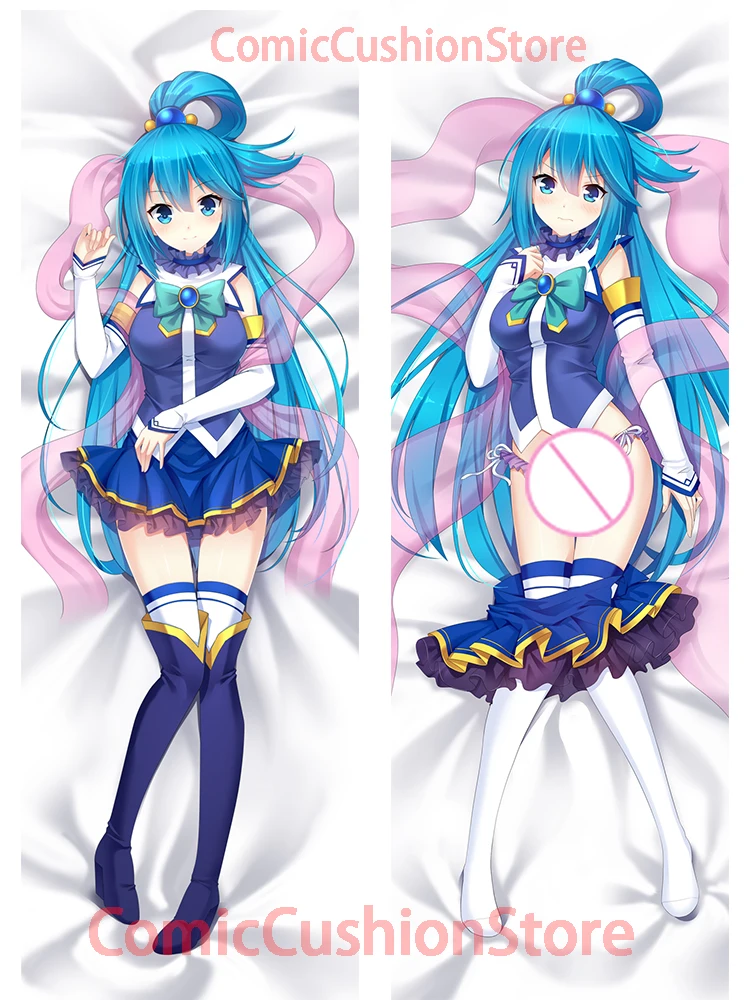 

Dakimakura anime Aqua KonoSuba Double-sided Print Life-size body pillows cover Adult pillowcase