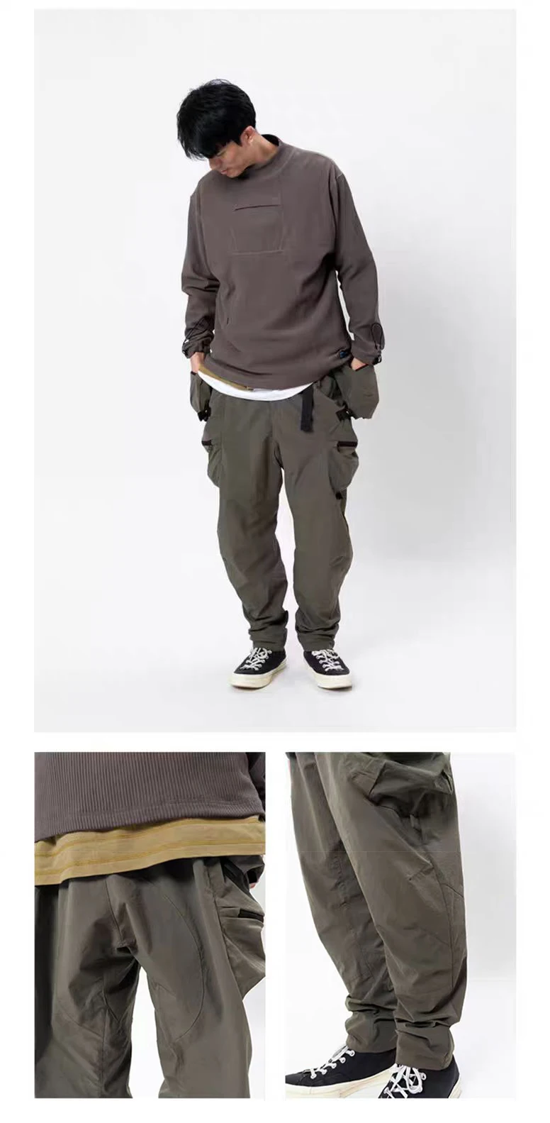 TMCAZ 3D  Pant RX2 ergonomic 3d cut large capacity storage dwr fabric adjustable waist techwear gorpcore aesthetic