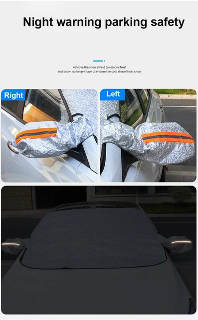 Magnetische Auto Anti-schnee Abdeckung Windschutzscheibe Sonnenschirm Im  Freien Wasserdichte Anti Eis Frost Auto Protector Autos Außen Abdeckung -  AliExpress