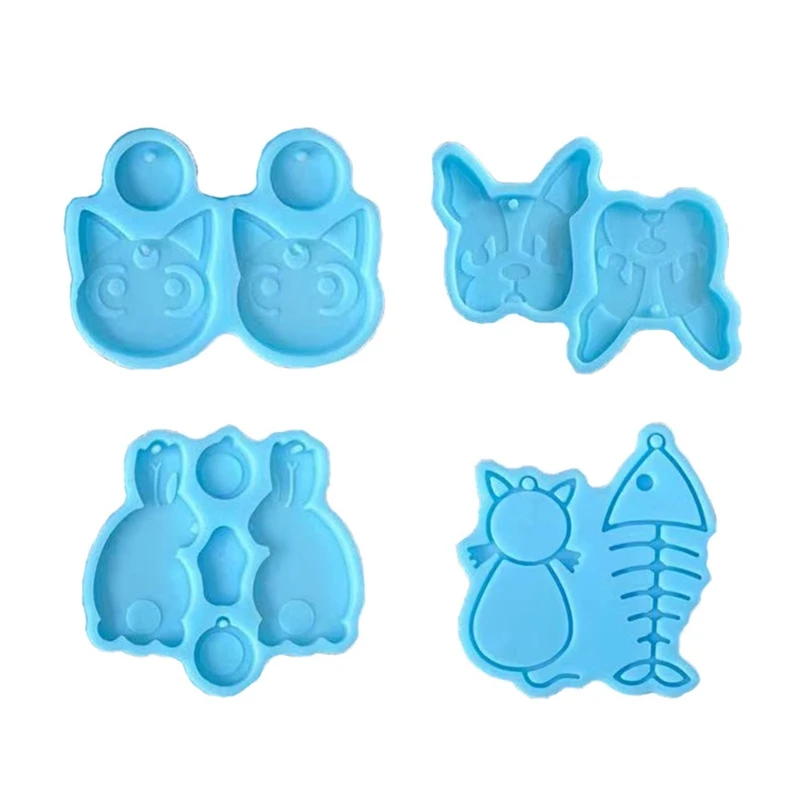 

for Cat Fish Rabbit Shape Silicone Handmade Mold for Valentine's Day Gift Making