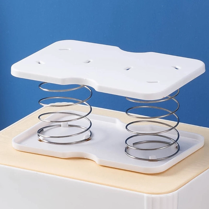 Nicefurniture Practical Spring Tissue Box Contains Double Springs
