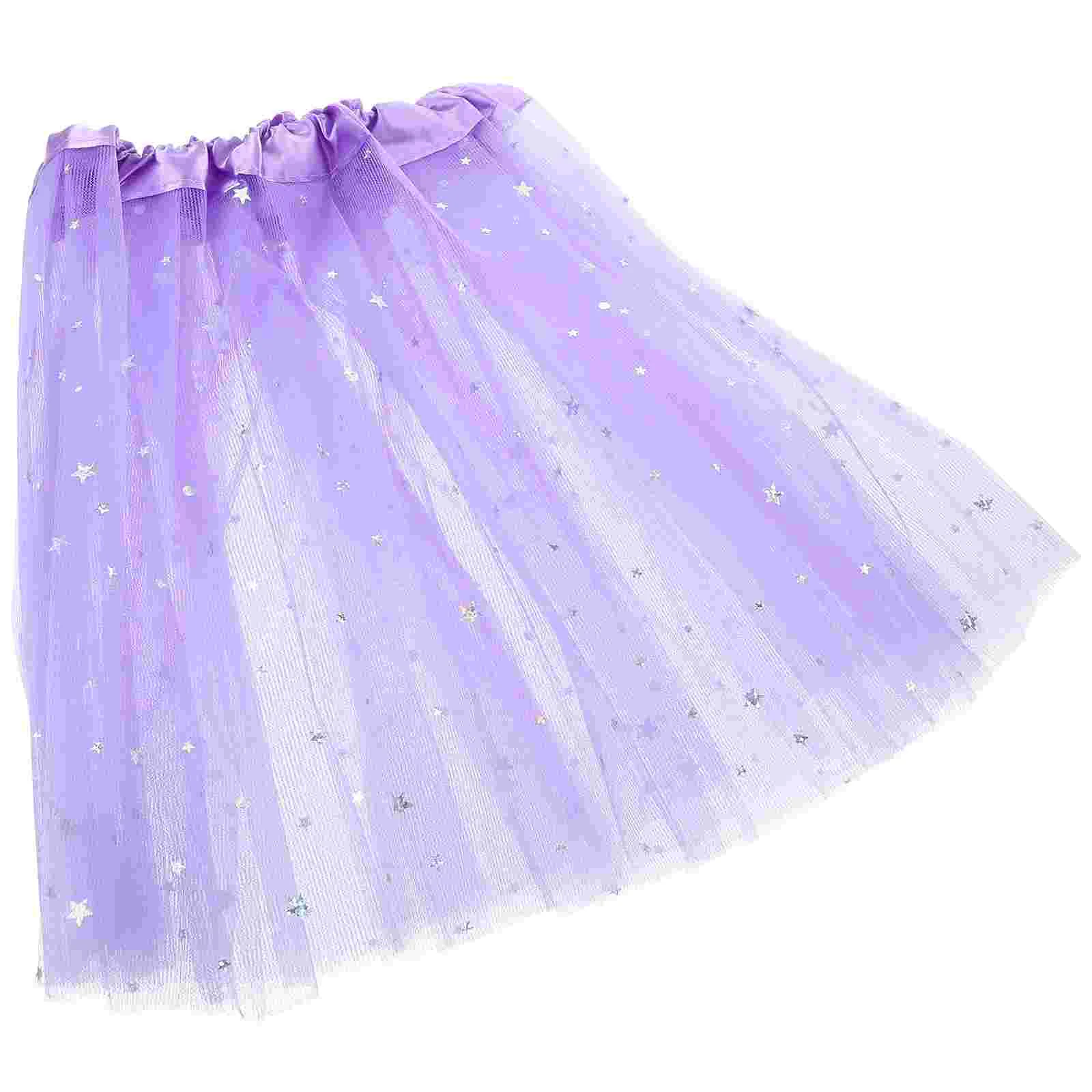 

Glitter Tutu Skirt Toddlers Ballet Tulle Skirt Stars Sequins Ballet Dance Dress for Infant Newborn