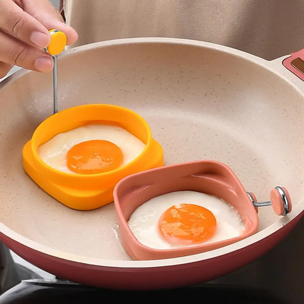 Cooking Tools Silicone Egg Mold  Silicone Egg Pancake Ring Mould - 2pcs  Breakfast - Aliexpress