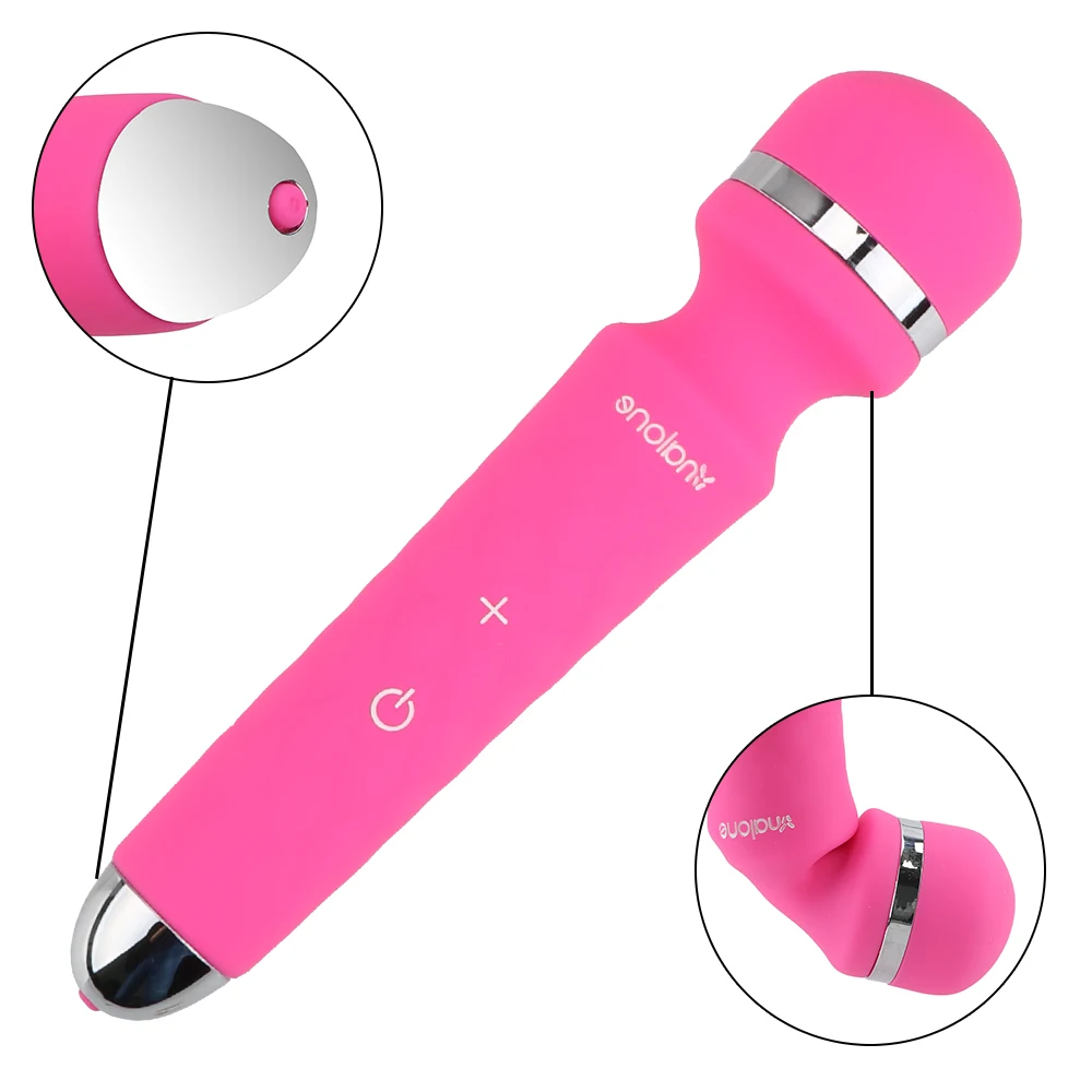 Bacchetta magica da 19 cm con vibratori estensibili per donne Morsetti per capezzoli Stimolatore del clitoride l Plug anale Fema Ana Pug_voghion.com