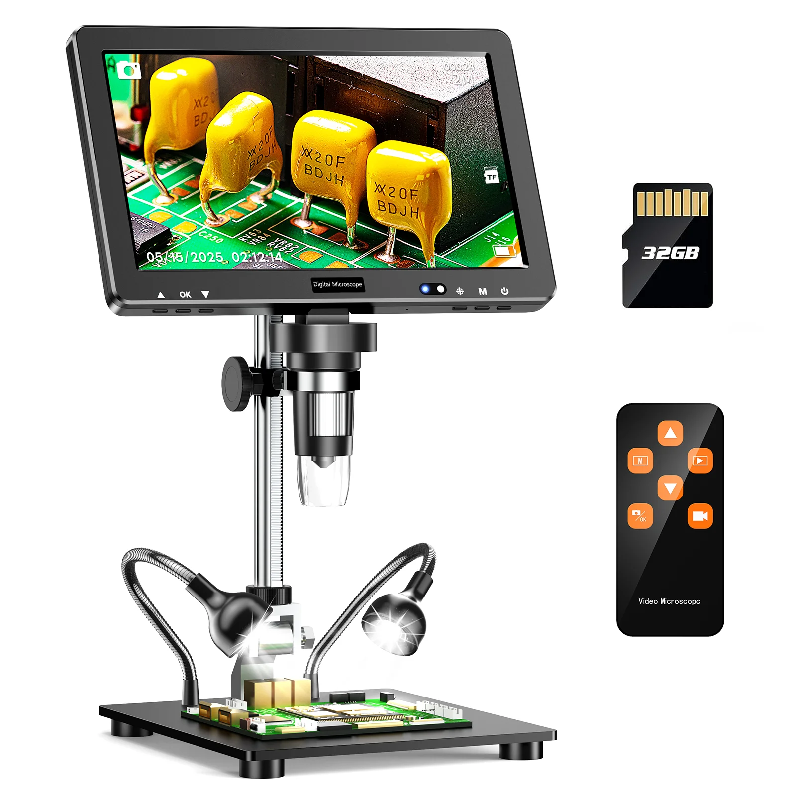 10.1 Inch LCD Digital Microscope for Adults DM13 Soldering Microscope for Electr